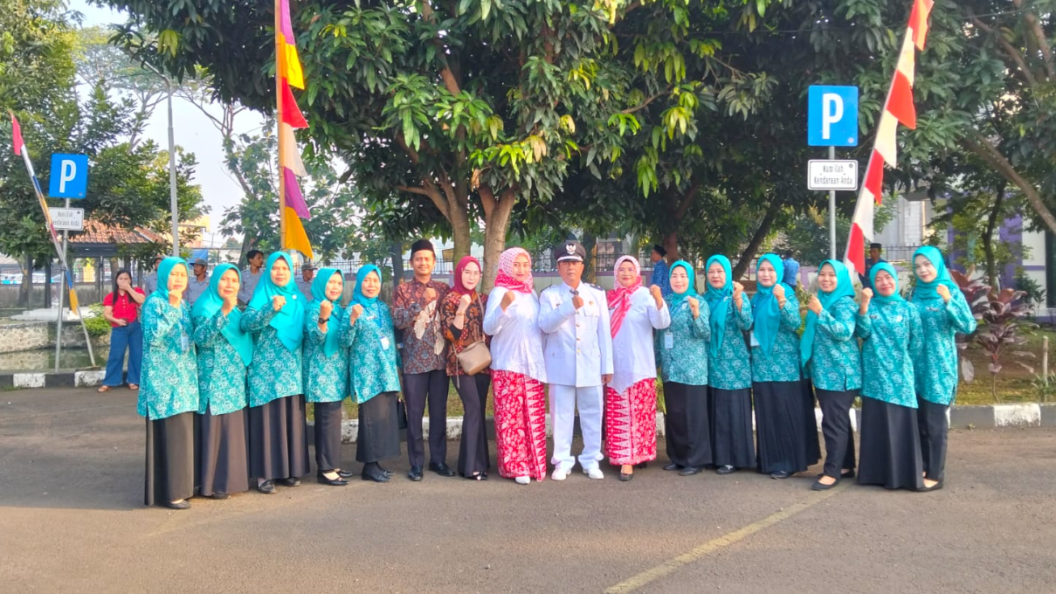 Jajaran Pemerintah Desa Panongan Hadiri Peringatan HUT RI ke-80 di Kecamatan Panongan