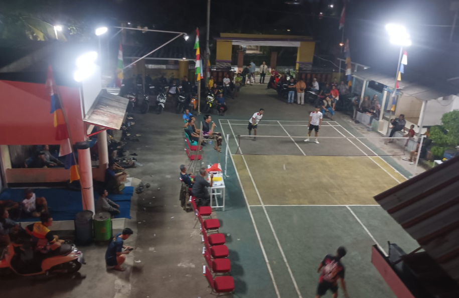 Peringati HUT RI ke-80, Desa Panongan Gelar Lomba Badminton Tingkat Desa
